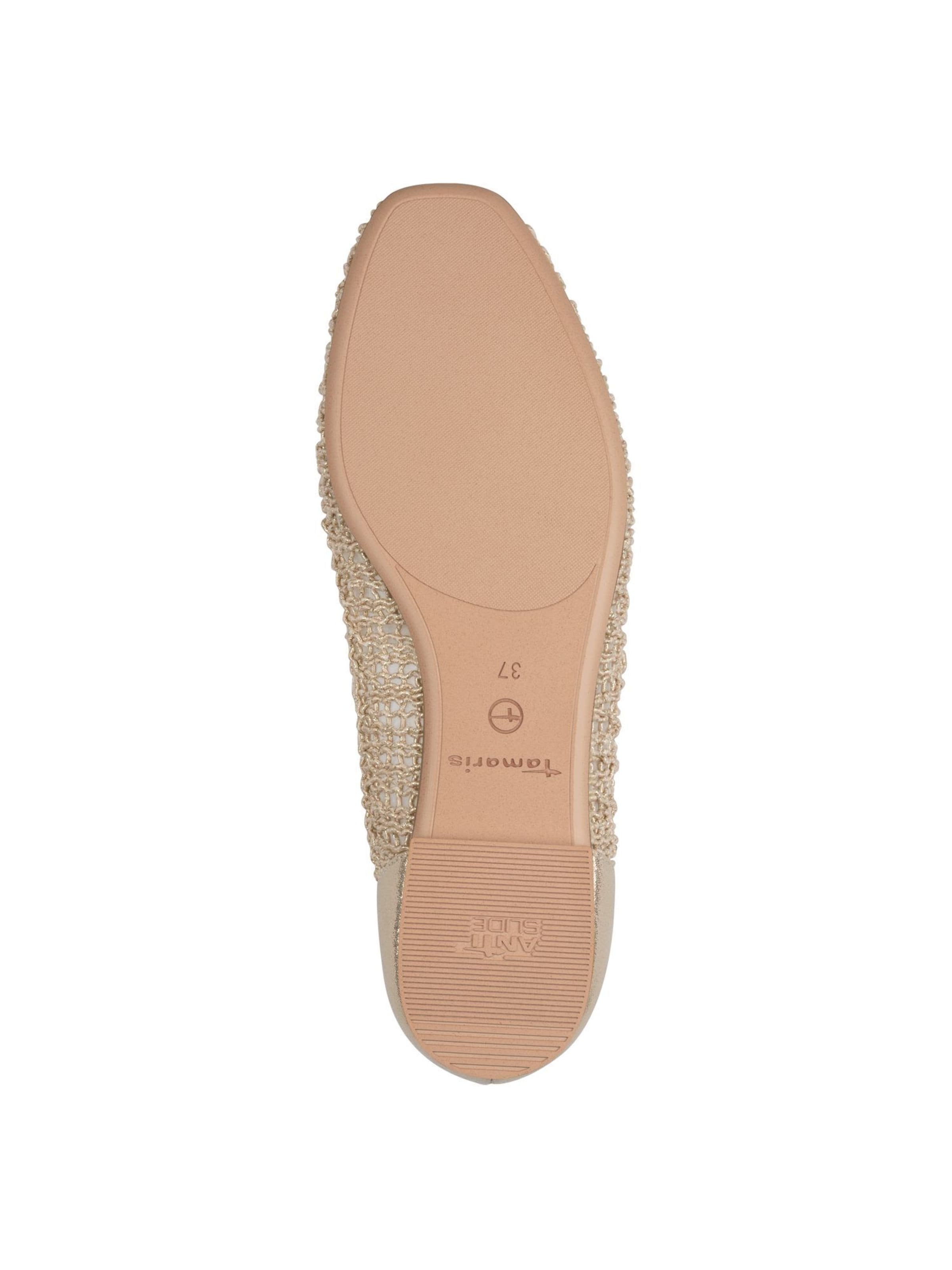 zelts Tamaris Balerīnas ar siksniņu