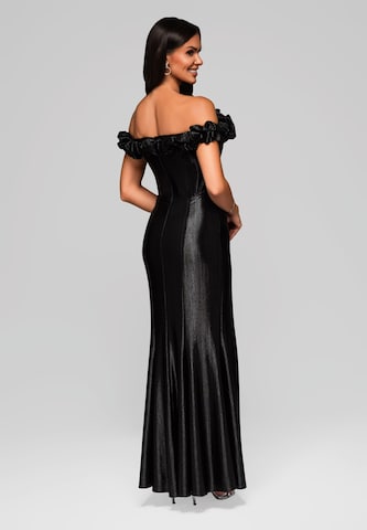 Ombre Avondjurk 'Dorotea' in Zwart