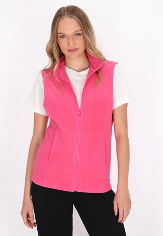 Gilet di myMo ATHLSR in rosa: frontale