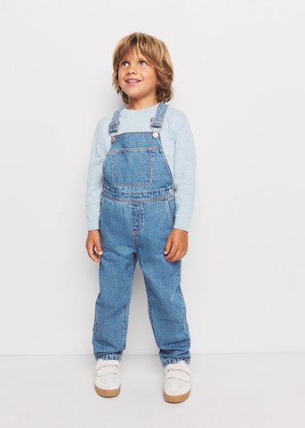 Regular Jeans 'LUCAS' de la MANGO KIDS pe albastru: față