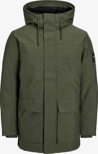 JACK & JONES Winterparka 'Rob' in de kleur Donkergroen, Productweergave