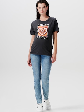 T-shirt 'Flippin' Supermom en gris : devant