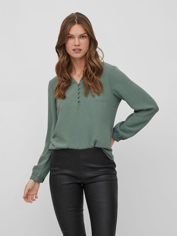 VILA - Blusa en verde: frente