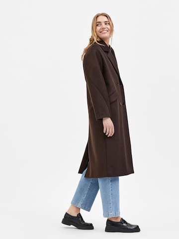 SELECTED FEMME Between-seasons coat 'Element' in Brown