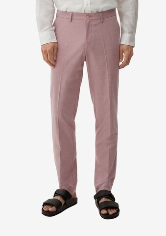 s.Oliver Slimfit Pantalon in Roze: voorkant