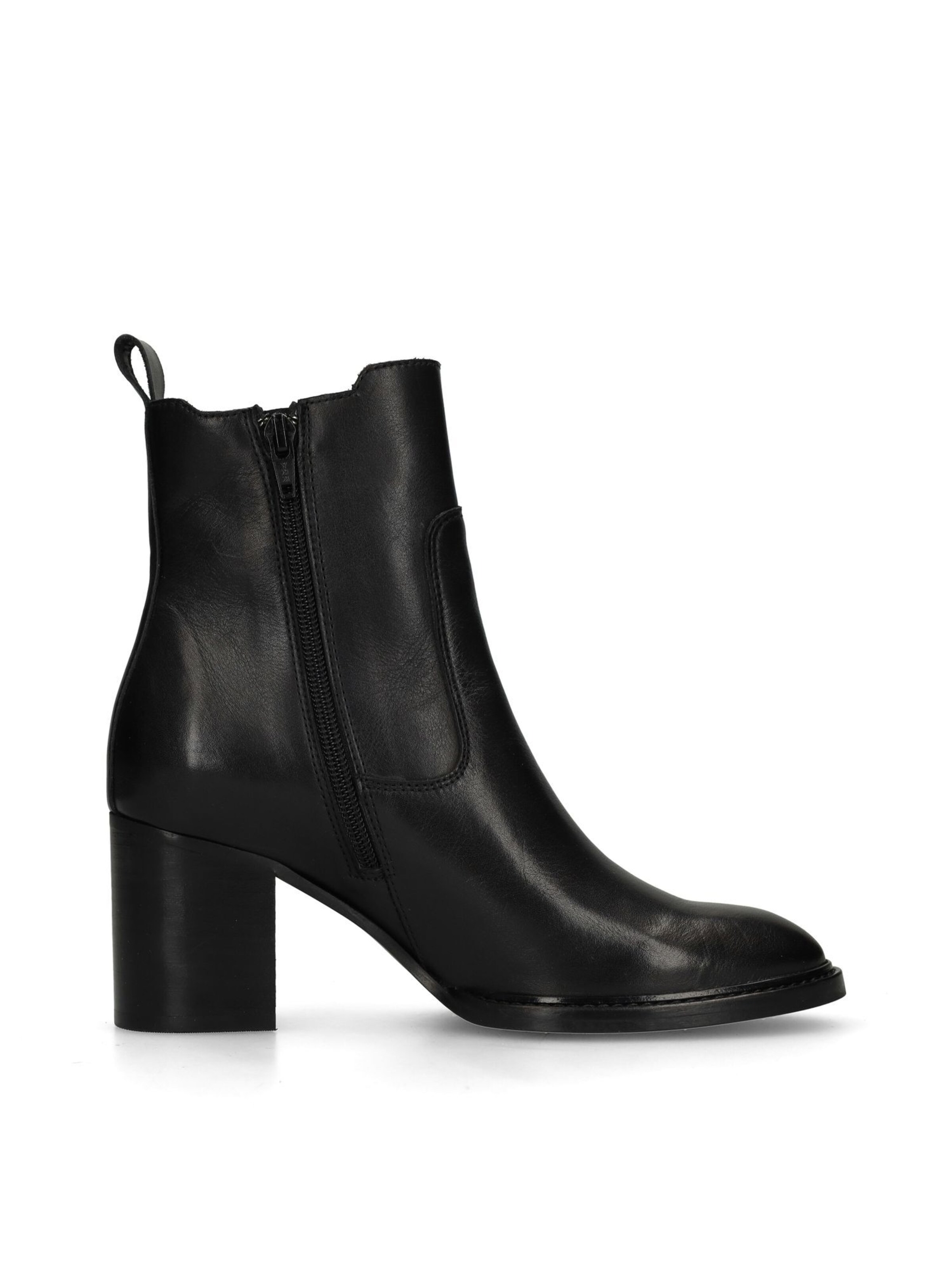 MANFIELD Stiefelette in Schwarz
