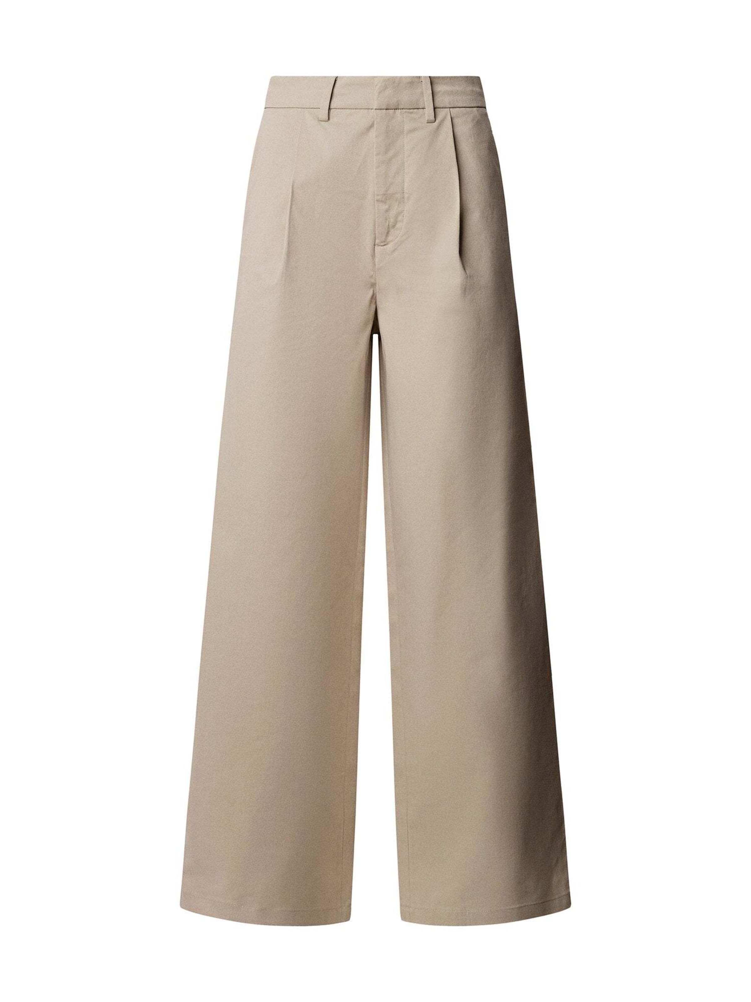 Pantaloni con pieghe 'Lindsey' di Pepe Jeans in beige: frontale