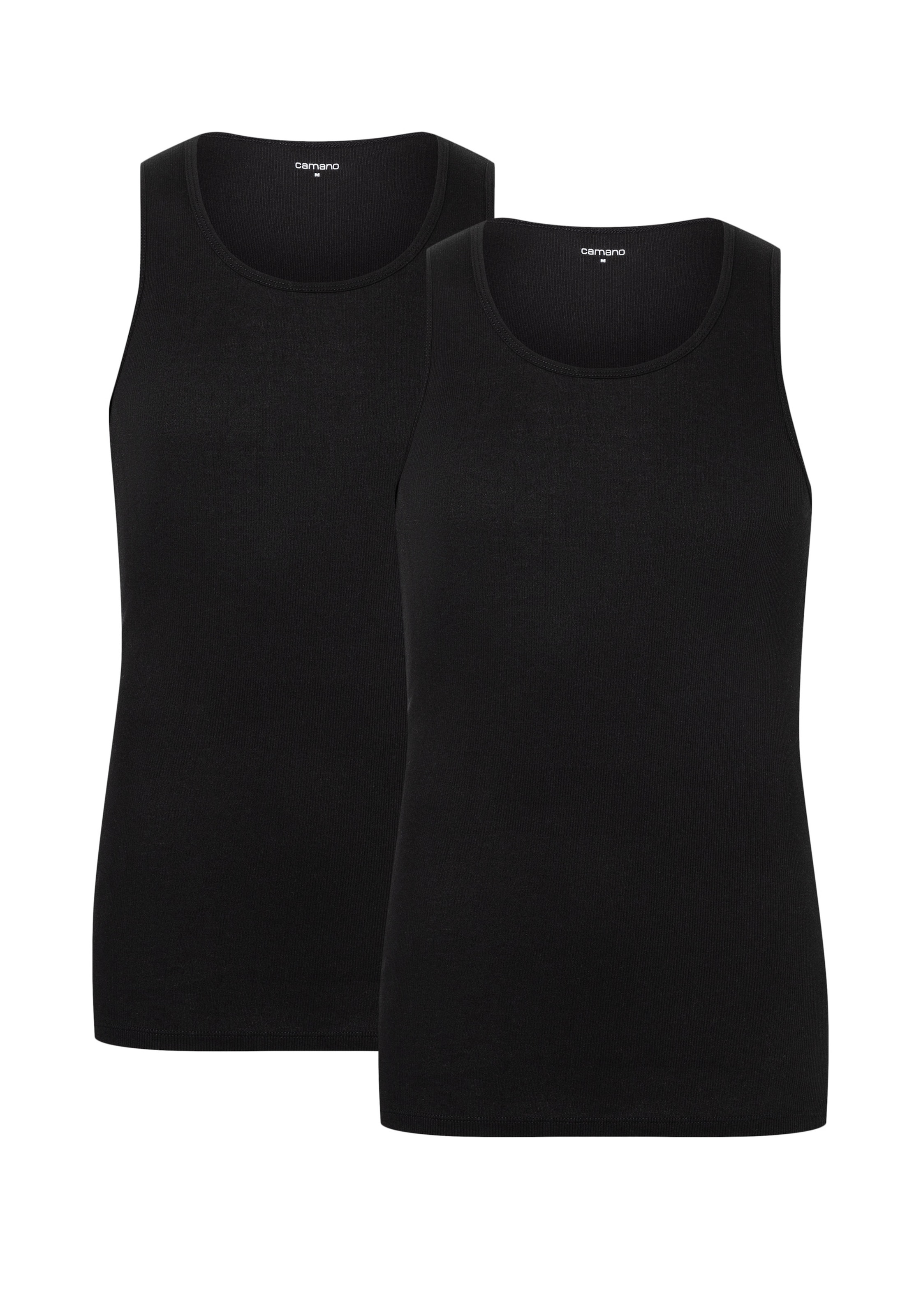 camano Shirt in Schwarz: Vorderseite