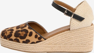 Décolleté di love & roses in marrone: frontale