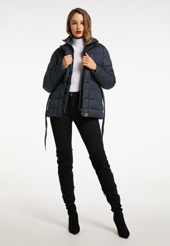 faina Winter Jacket in Blue