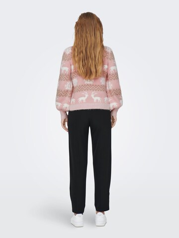 Pull-over 'Xmas' ONLY en rose