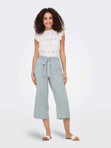 ONLY Wide leg Pleat-front trousers 'ONLNova' in Green