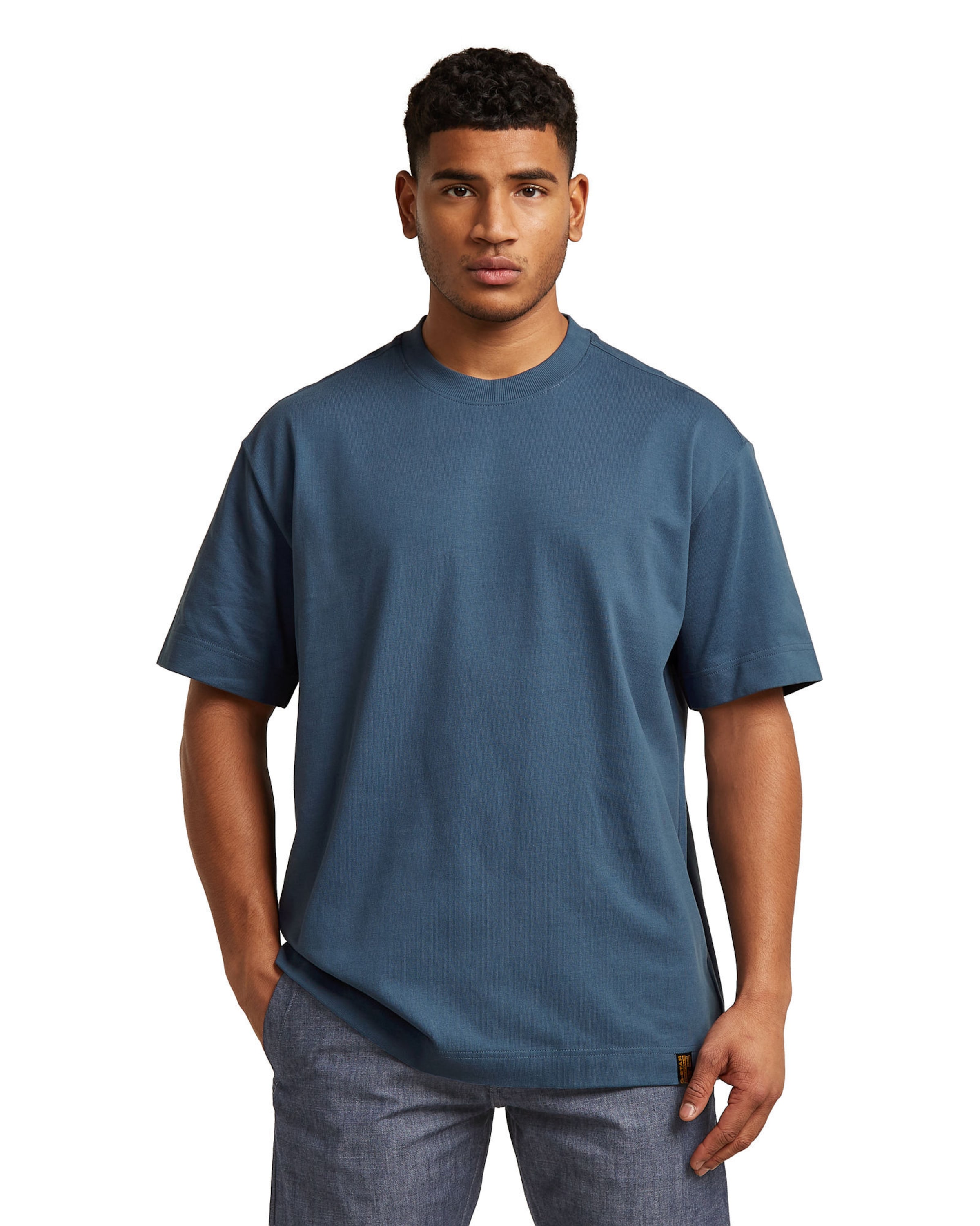 T-Shirt 'GS-01 Relaxed T-Shirt' G-STAR en bleu : devant