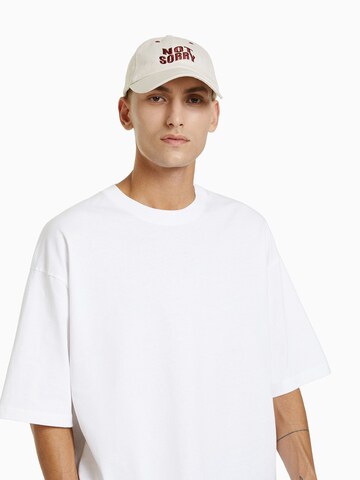 Bershka Cap in Weiß