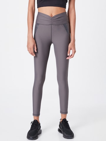 ONLY PLAY Skinny Workout Pants in Grey: front