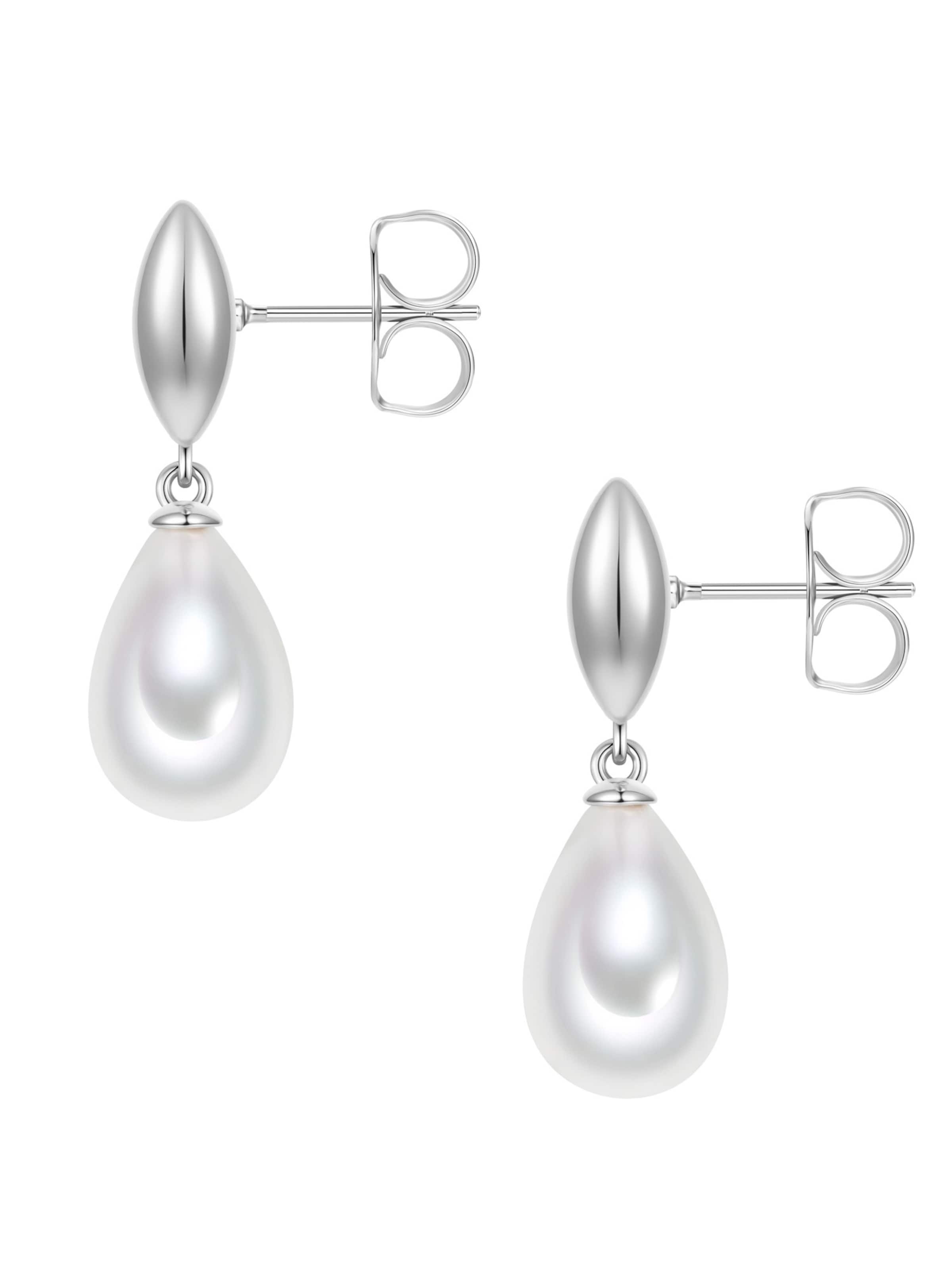 Boucles d'oreilles Lulu & Jane en blanc