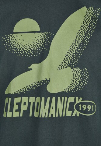 Cleptomanicx Shirt 'Always the Sun..' in Green
