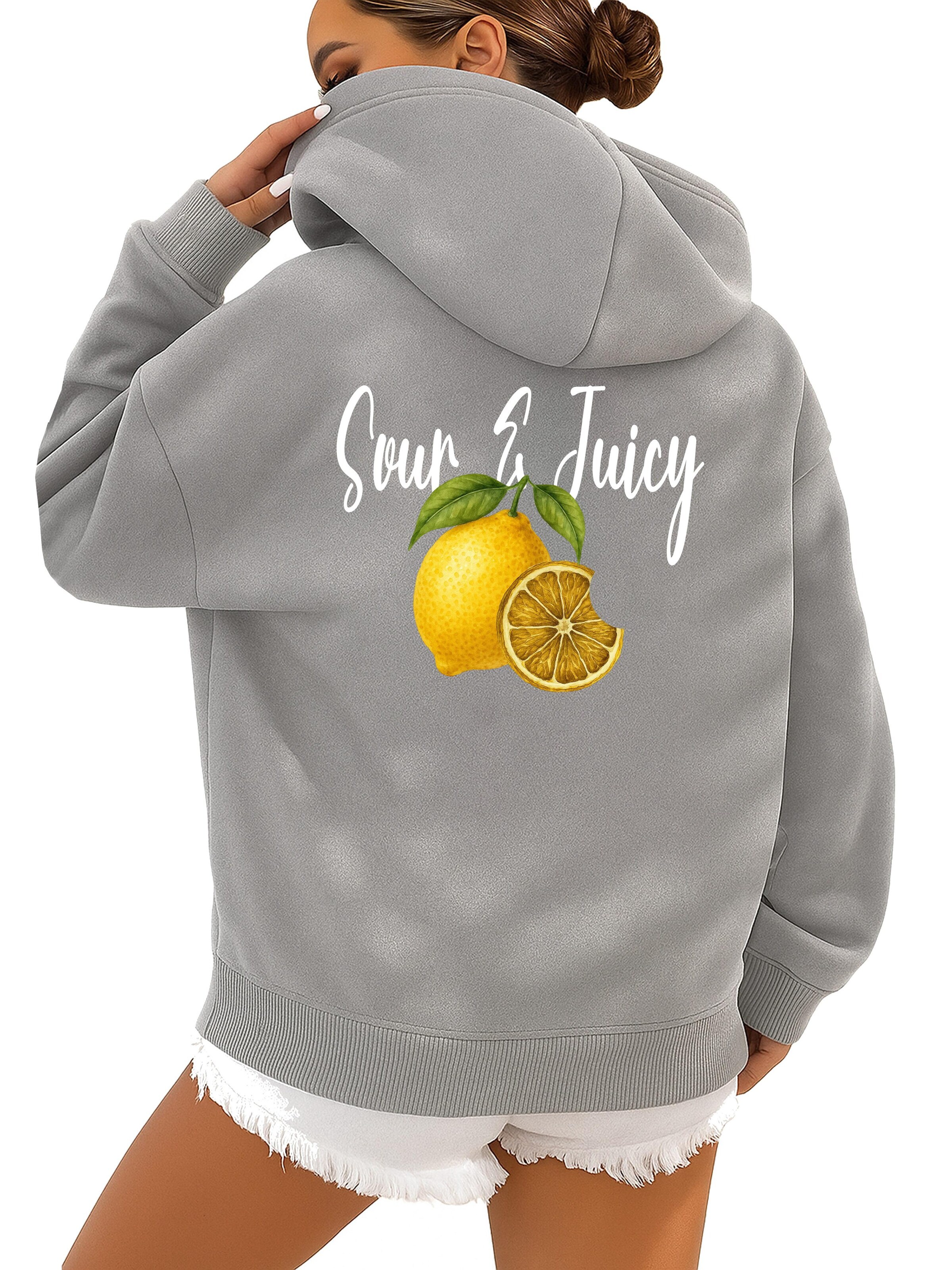 RMK Sweatshirt 'Sour & Juicy' in Grey