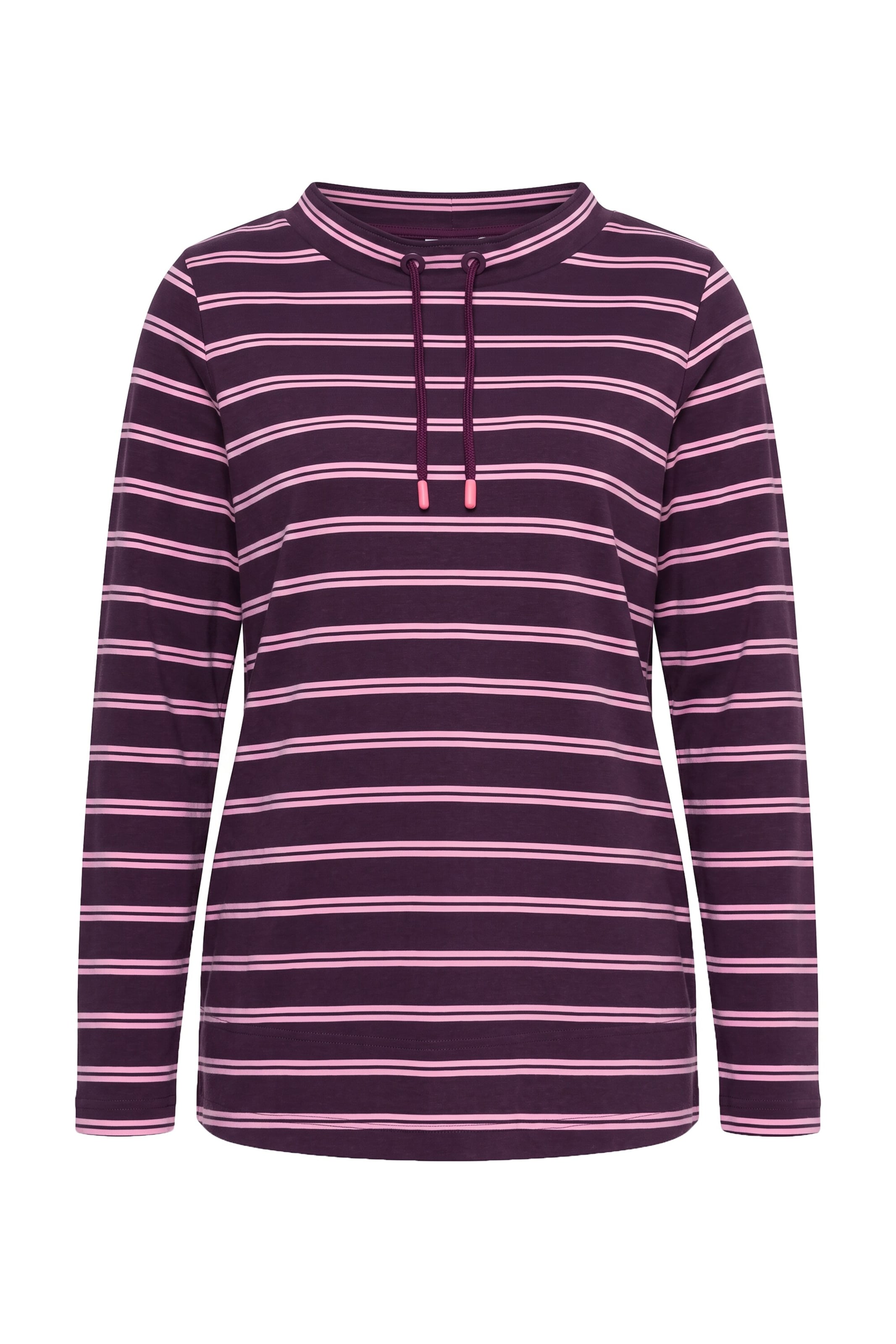 LAURASØN Sweatshirt in Purple: front