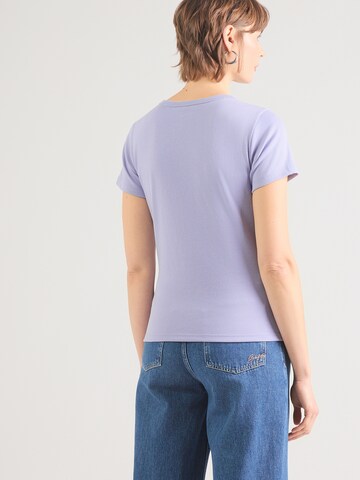 HUGO Тениска 'Deloris' в лилав