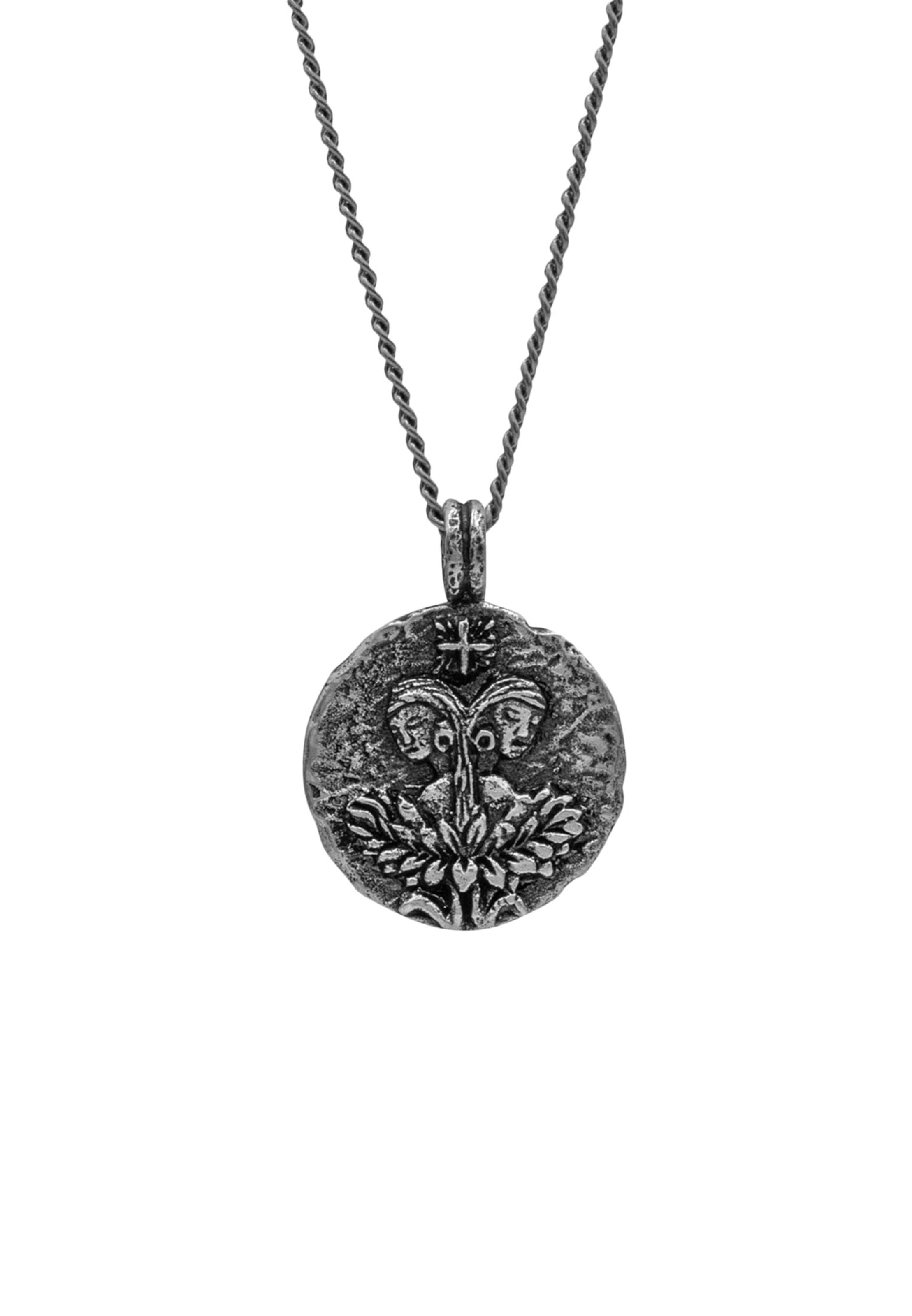 Haze&Glory Necklace in Grey: front