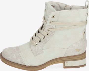 MUSTANG Lace-Up Ankle Boots in Grey