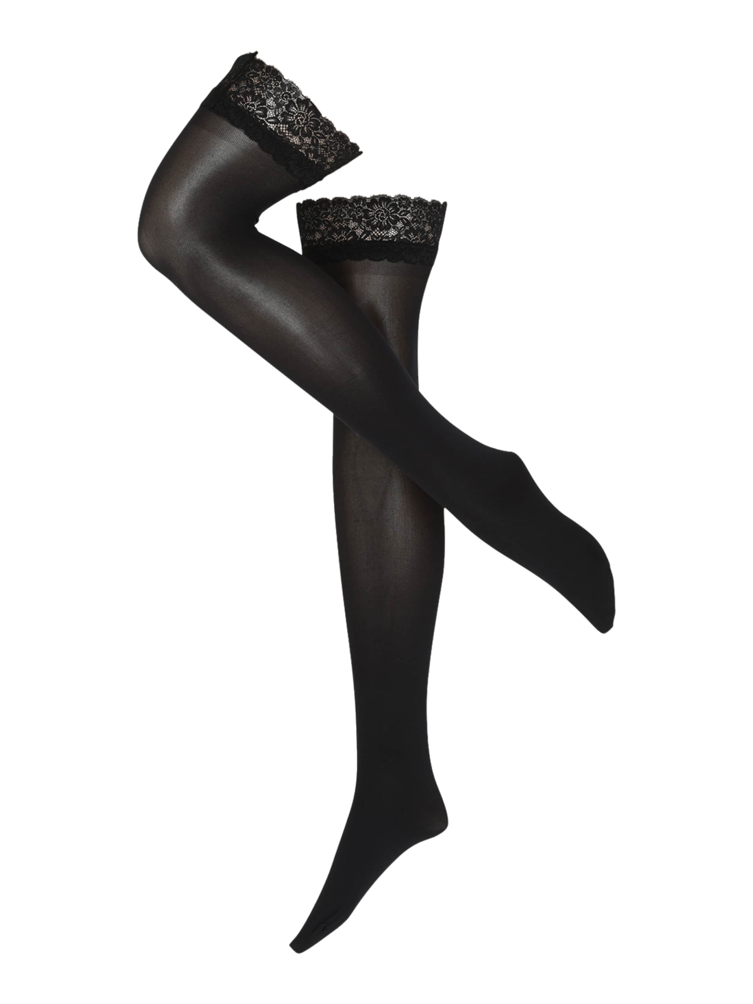 Hunkemöller Punčocháče – černá: přední strana