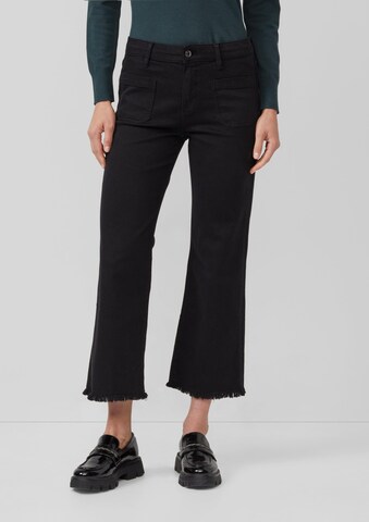 s.Oliver Bootcut Jeans in Zwart: voorkant