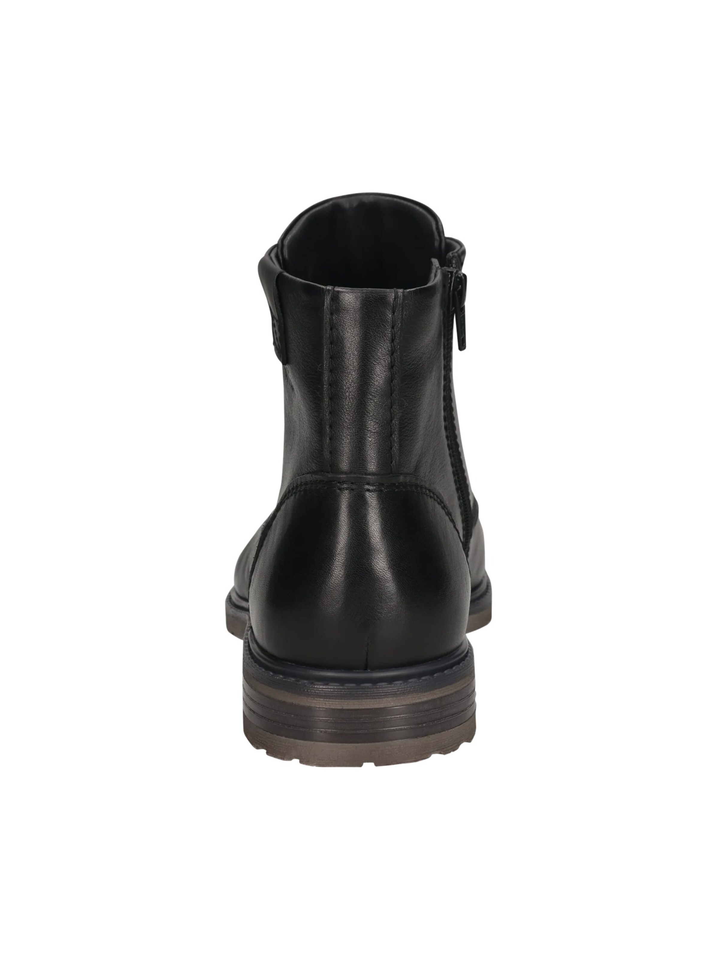 Boots stringati di bugatti in nero
