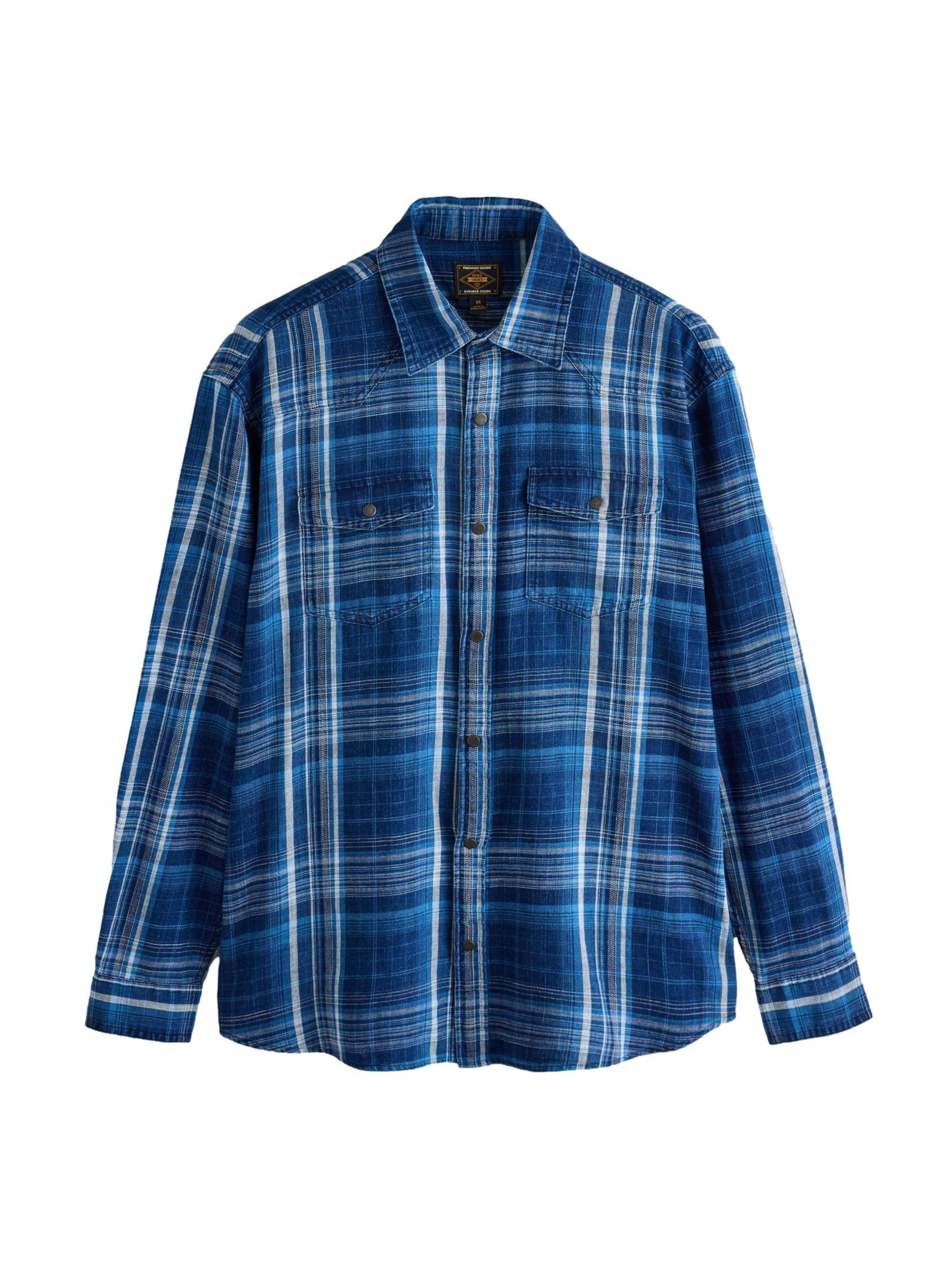 Next - Regular Fit Camisa em azul: frente