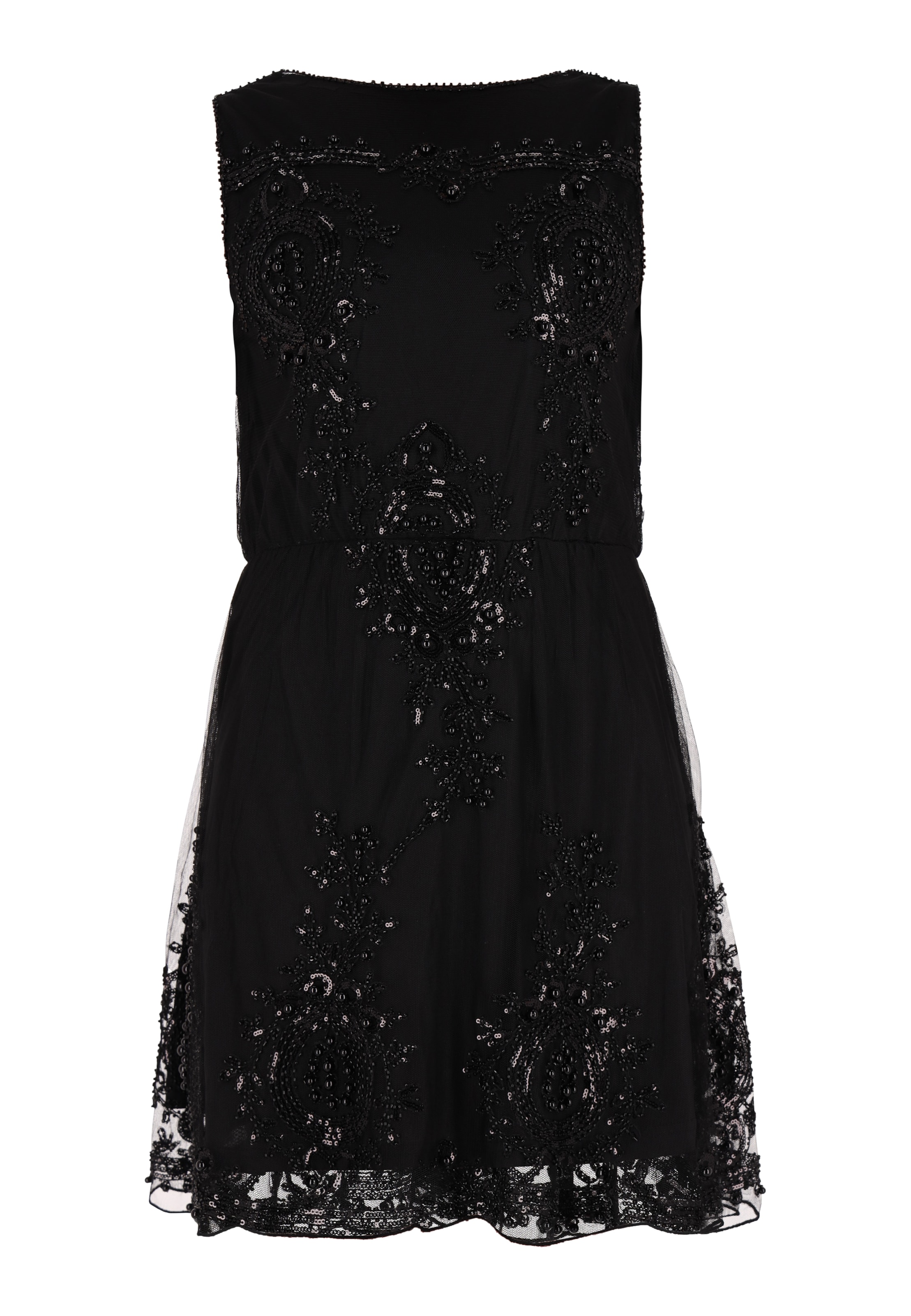 Rochie de cocktail NAEMI pe negru, Vizualizare produs