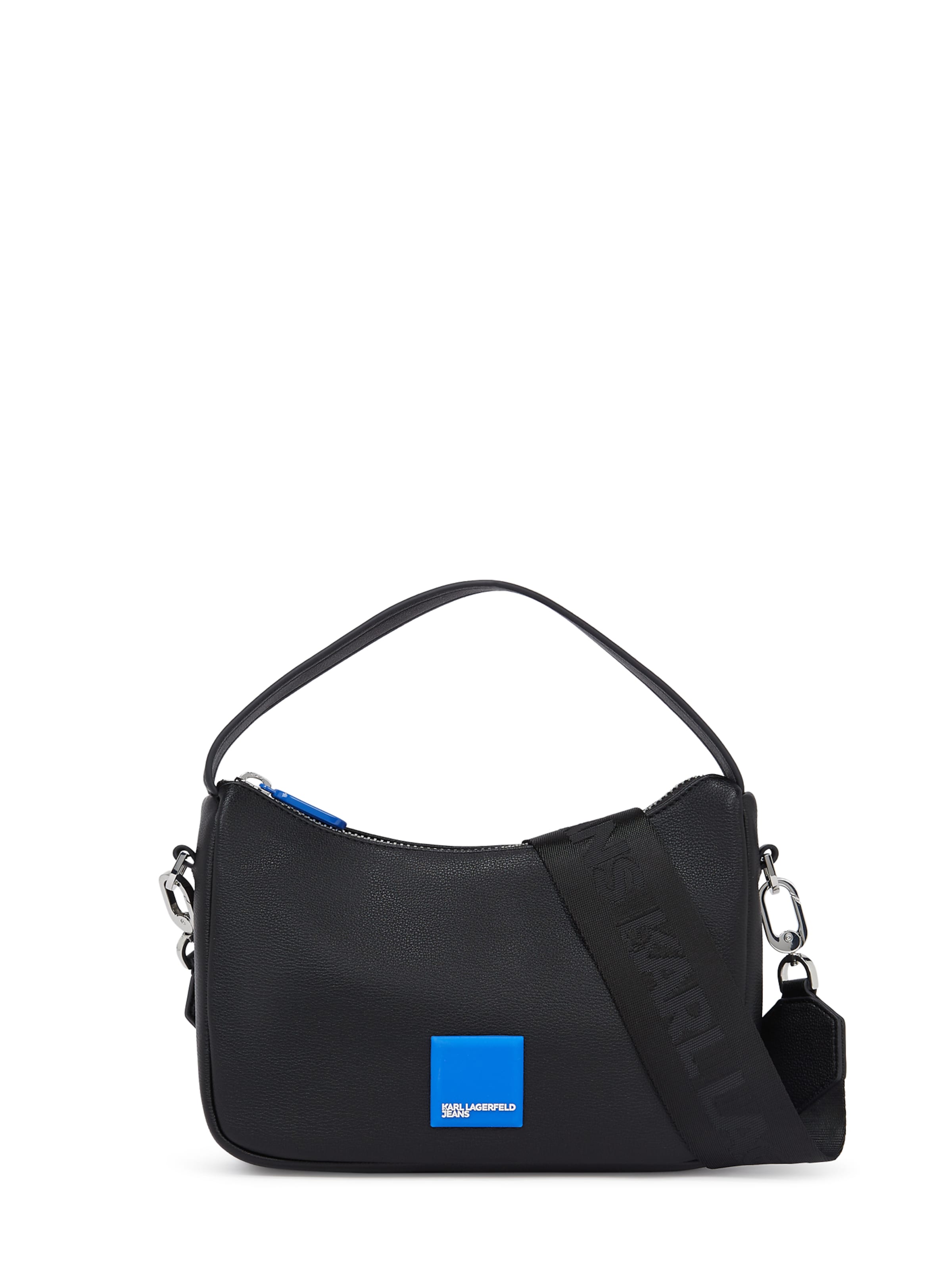 Borsa a spalla di KARL LAGERFELD JEANS in nero: frontale
