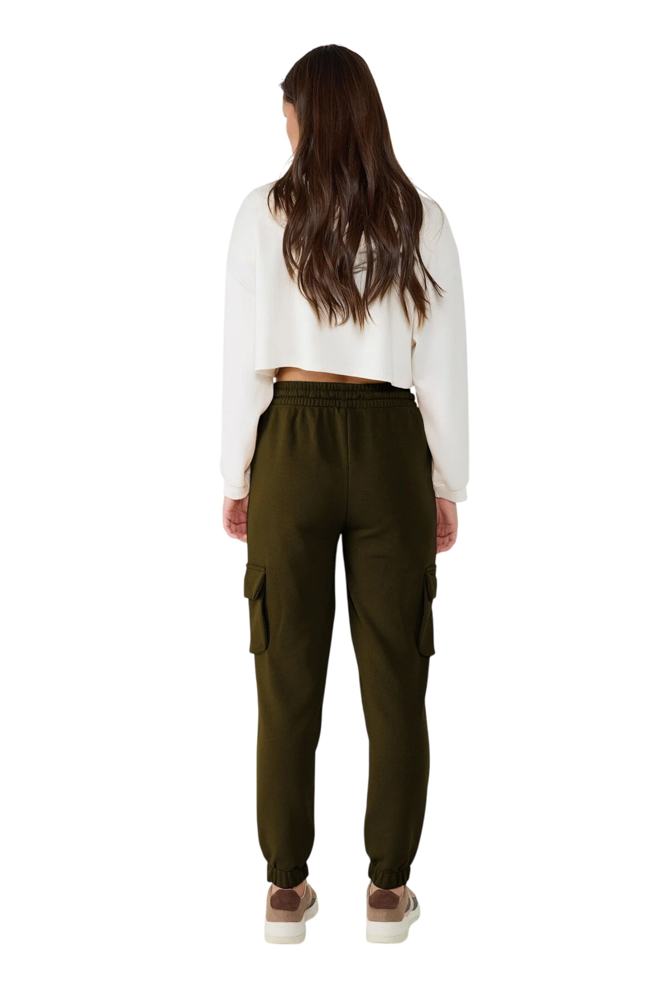 No Matter What Tapered Cargobroek in Groen