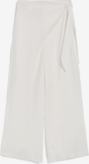 Bershka Pantalon en blanc, Vue avec produit