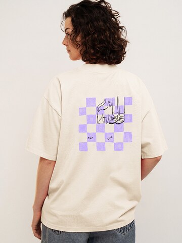 Kultgut Shirt 'Snooze' in White