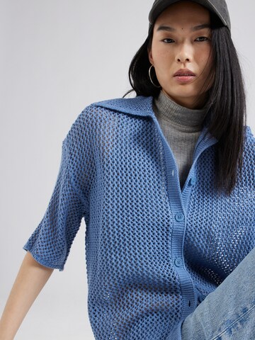 VILA Knit cardigan 'ZOLA' in Blue