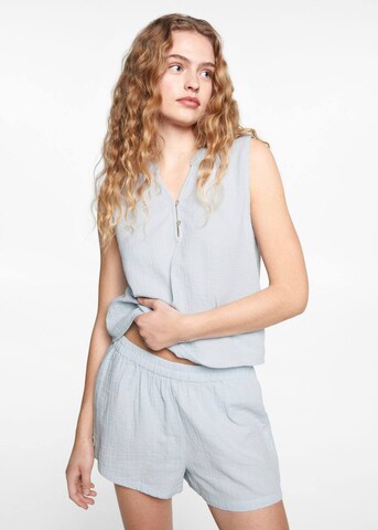 MANGO TEEN Pajamas 'Comfy' in Blue: front
