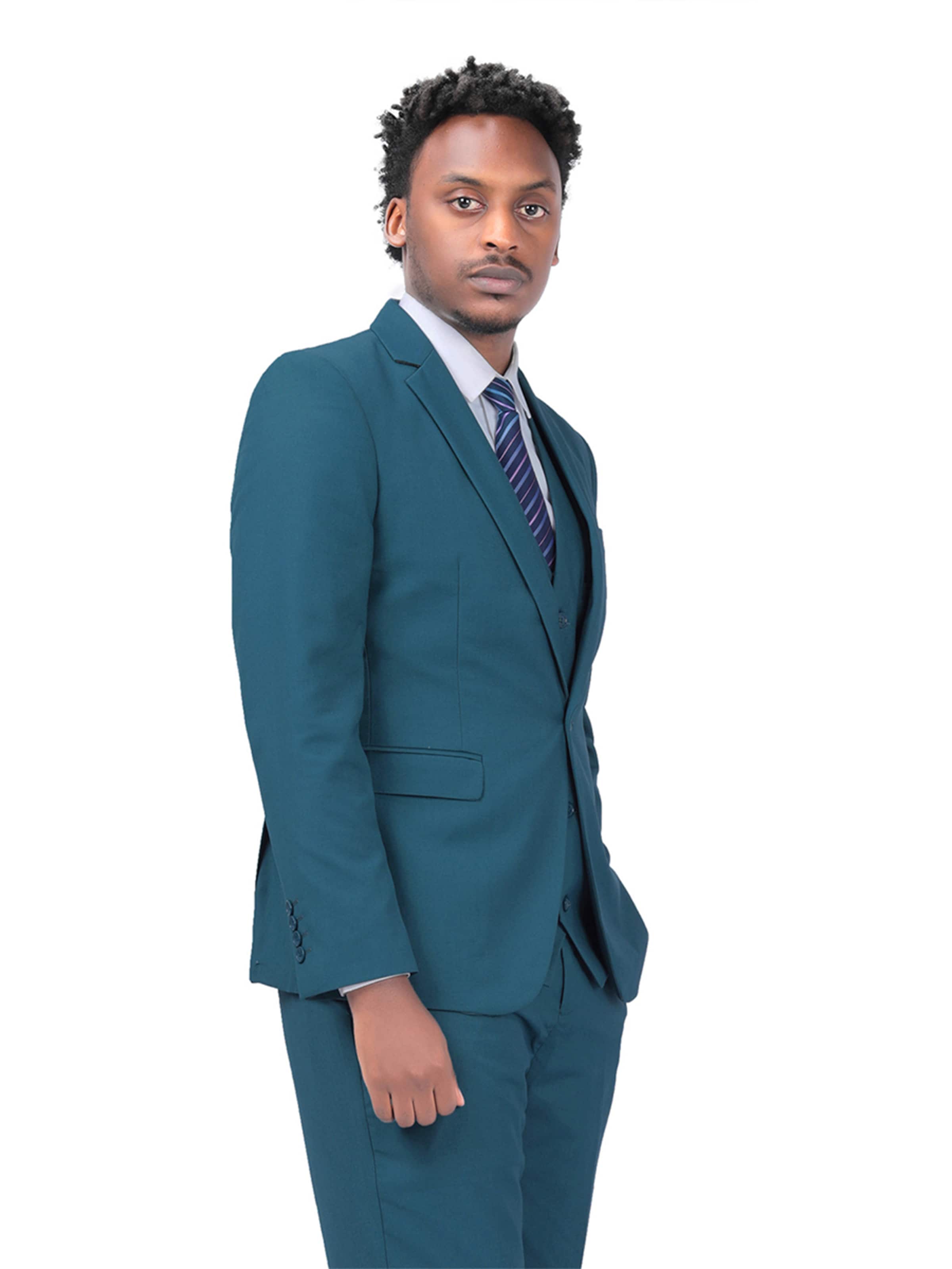 Youthup Slim fit Suit Jacket in Blue