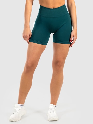 Smilodox Slimfit Sportbroek 'Phelia' in Groen: voorkant