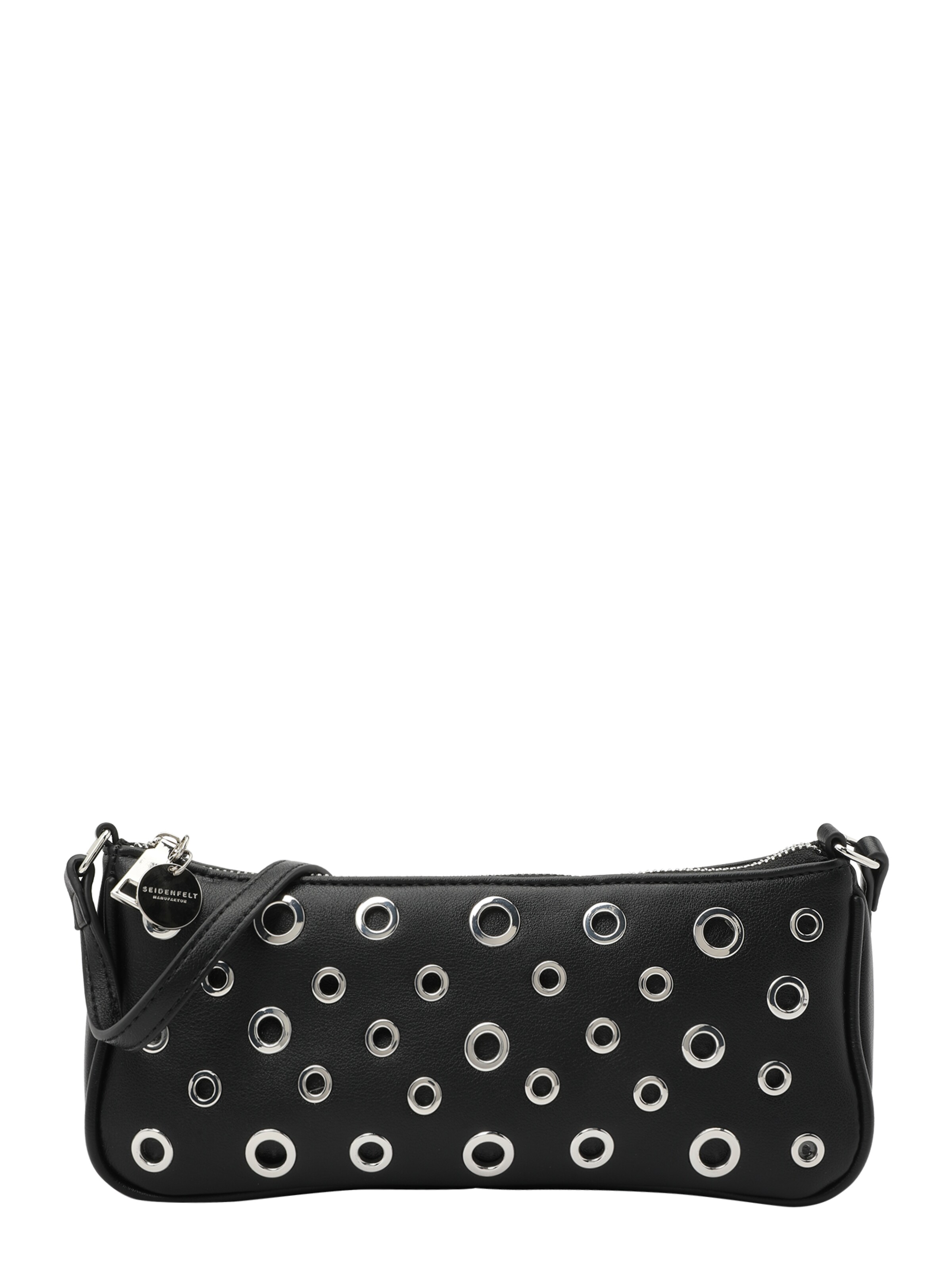 Seidenfelt Umhängetasche 'Vinje' in Schwarz: Vorderseite