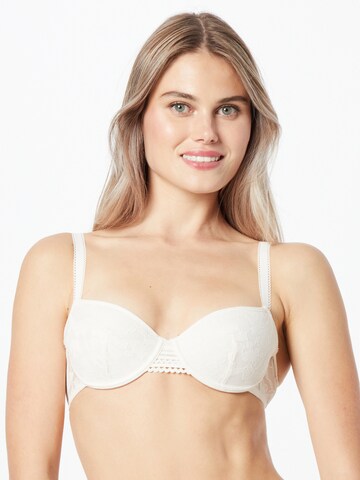 T-shirt Reggiseno 'MARTA' di PASSIONATA in bianco: frontale