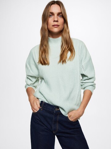 MANGO Sweater 'Sardana' in Green: front