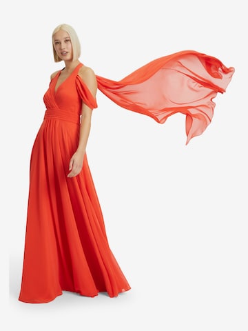 Vera Mont Evening Dress in Orange: front