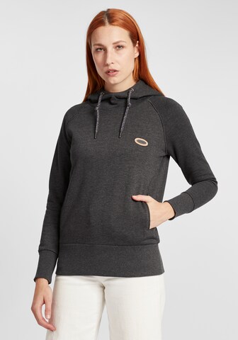 Sweat-shirt 'Puja' Oxmo en gris : devant