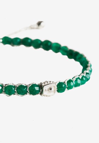 Bracelet 'Smaragd' Samapura Jewelry en vert