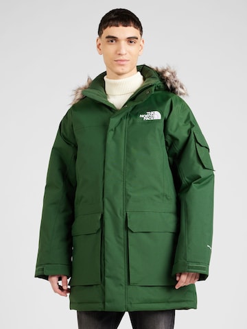 THE NORTH FACE Яке Outdoor 'McMurdo' в зелено: отпред