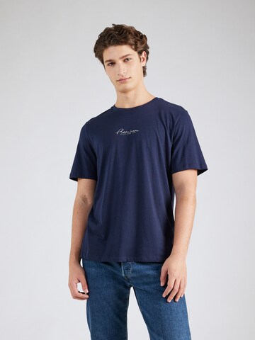 T-Shirt 'BLABOOSTER' JACK & JONES en bleu : devant