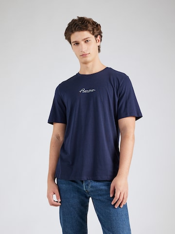 JACK & JONES T-shirt 'BLABOOSTER' i blå: framsida