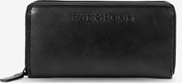 Farmhood Wallet in Black: front