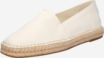 Espadrilles Calvin Klein en beige : devant